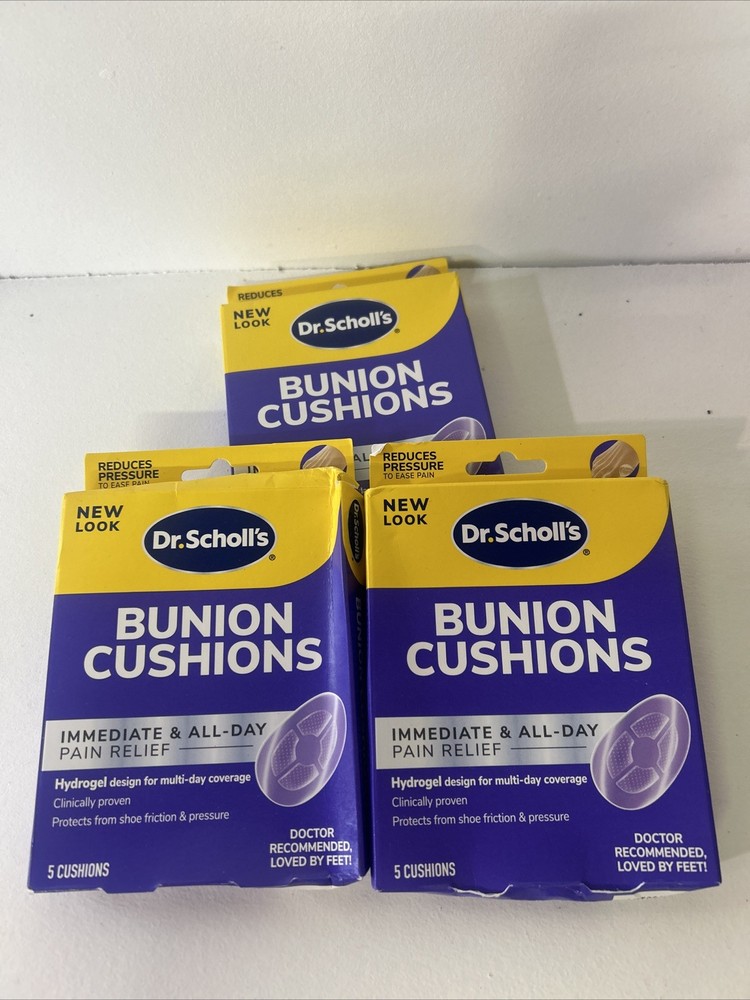 Dr Scholls BUNION Cushions HYDROGEL 5 ct ( 3 pack )
