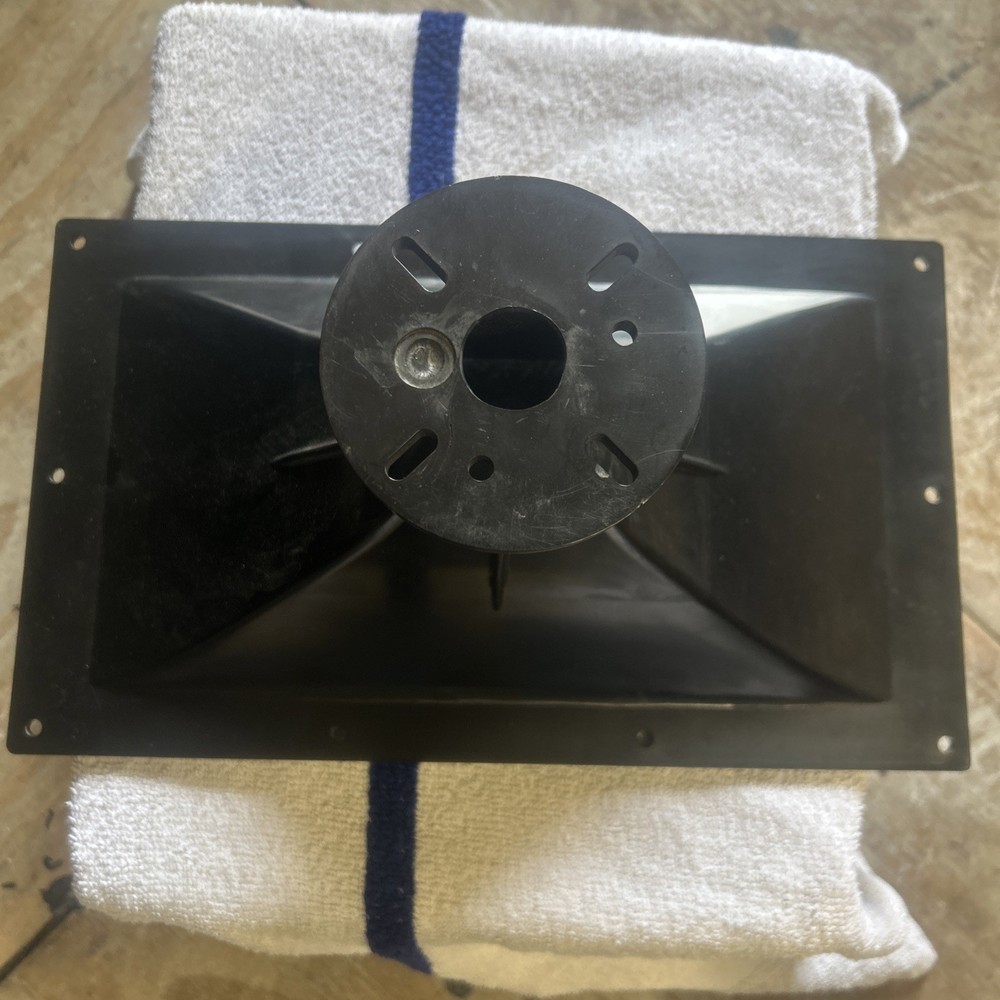 Heavy Duty 16"x 9.5" Rectangle Bolt-On Horn For Assorted Exit Driver 26mm Throat