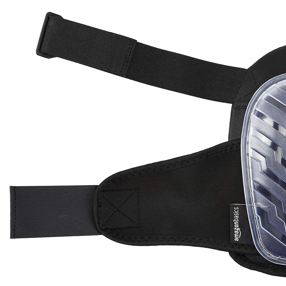 AmazonBasics Professional Gel Cushion Knee Pads - 1 Pair, Clear
