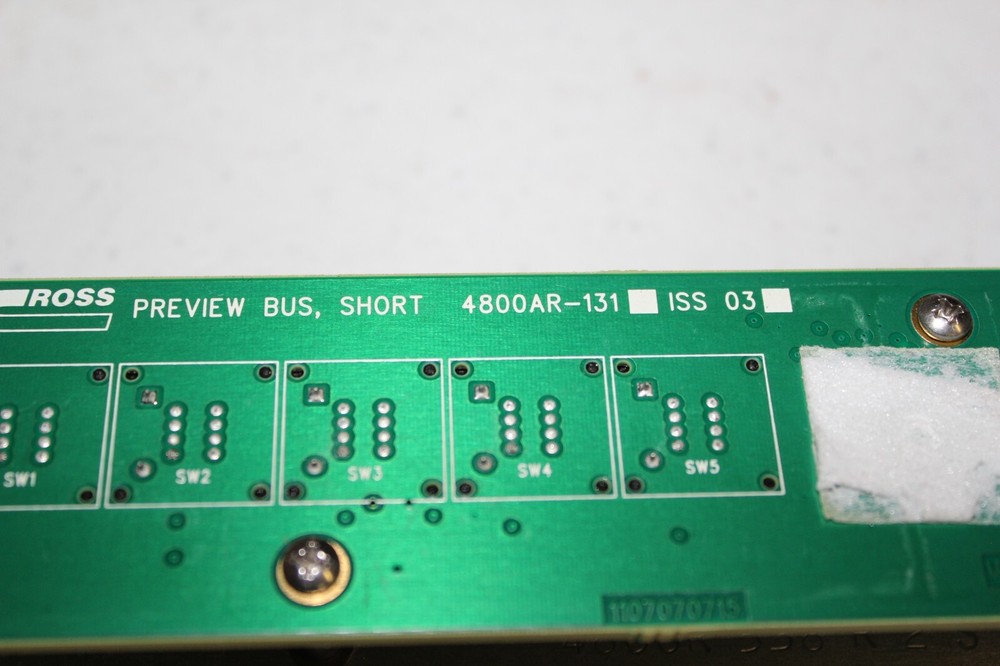 ROSS VISION EFFECTS PREVIEW BUS SHORT FADE BLACK PANEL CONTROLLER 4800AR-131