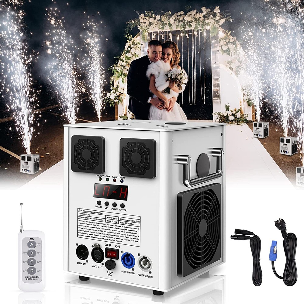 Large Cold Spark Firework Machine 700W DMX Stage DJ Party Effect Machine