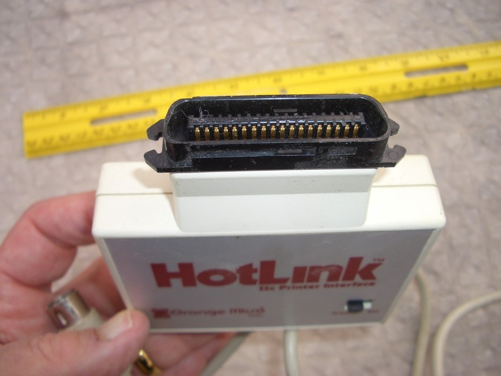 APPLE IIC: "HOTLINK" PARALLEL PRINTER INTERFACE $40.00 PLUS $12.00 SHIPPING
