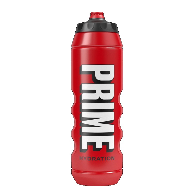 Prime Hydration Squeeze Bottle, 1L - RED