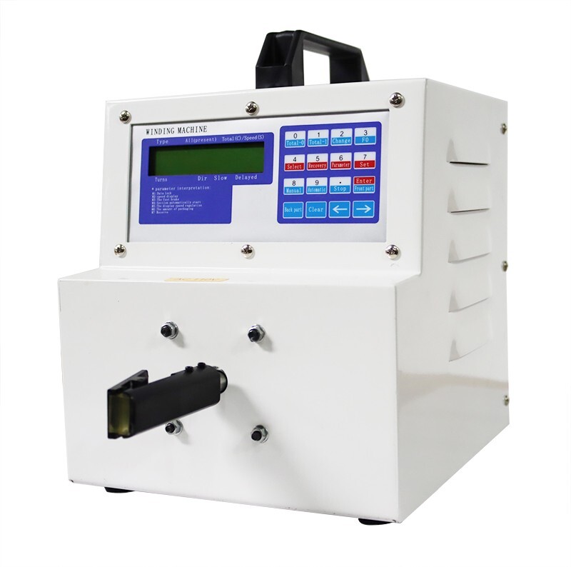 110V Wire Twisting Machine High-Speed Automatic Cable Winding w/LCD Display