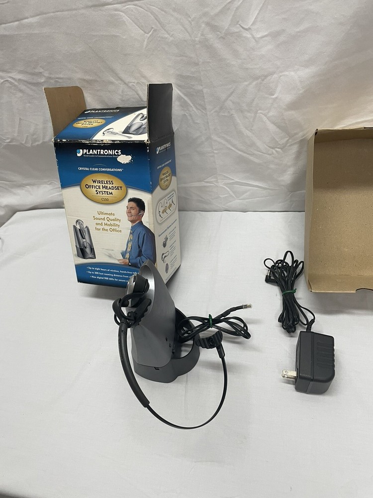 Planteonics CS50 Wireless Headset Phone System. Not Tested.