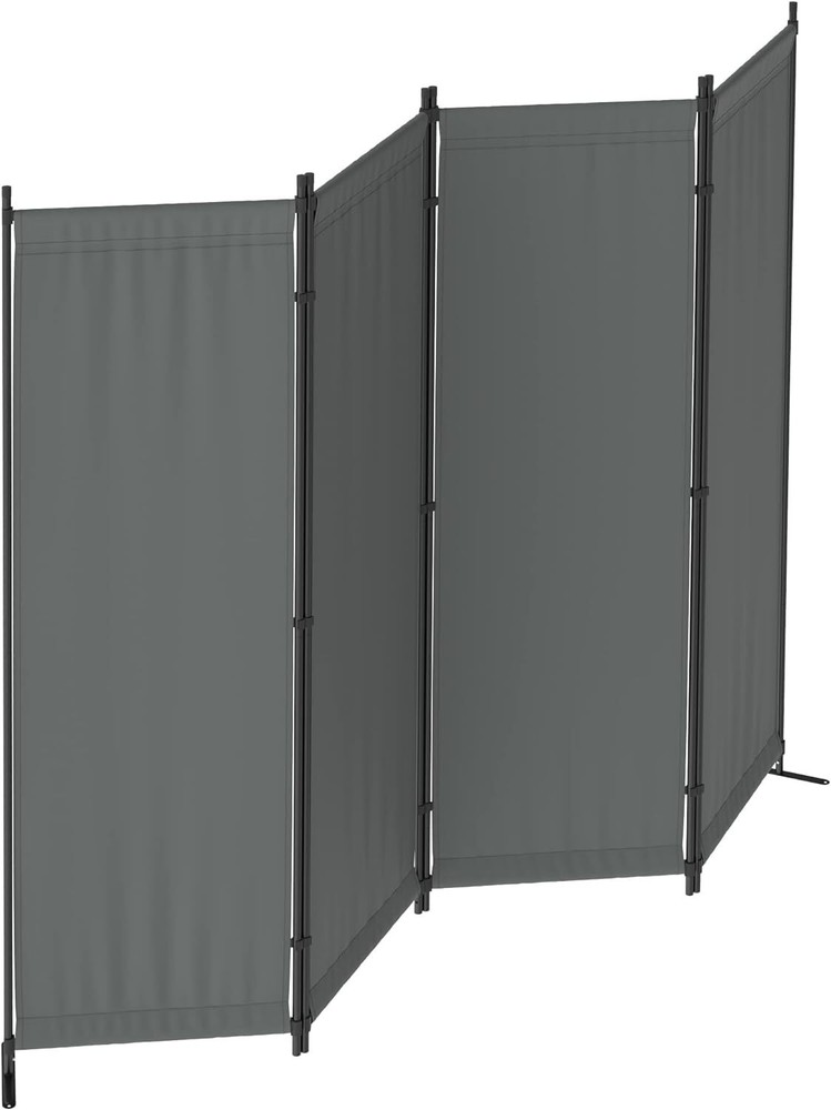 Room Divider 4 Panel Folding Privacy Screens 88'' Room Separation Home Office