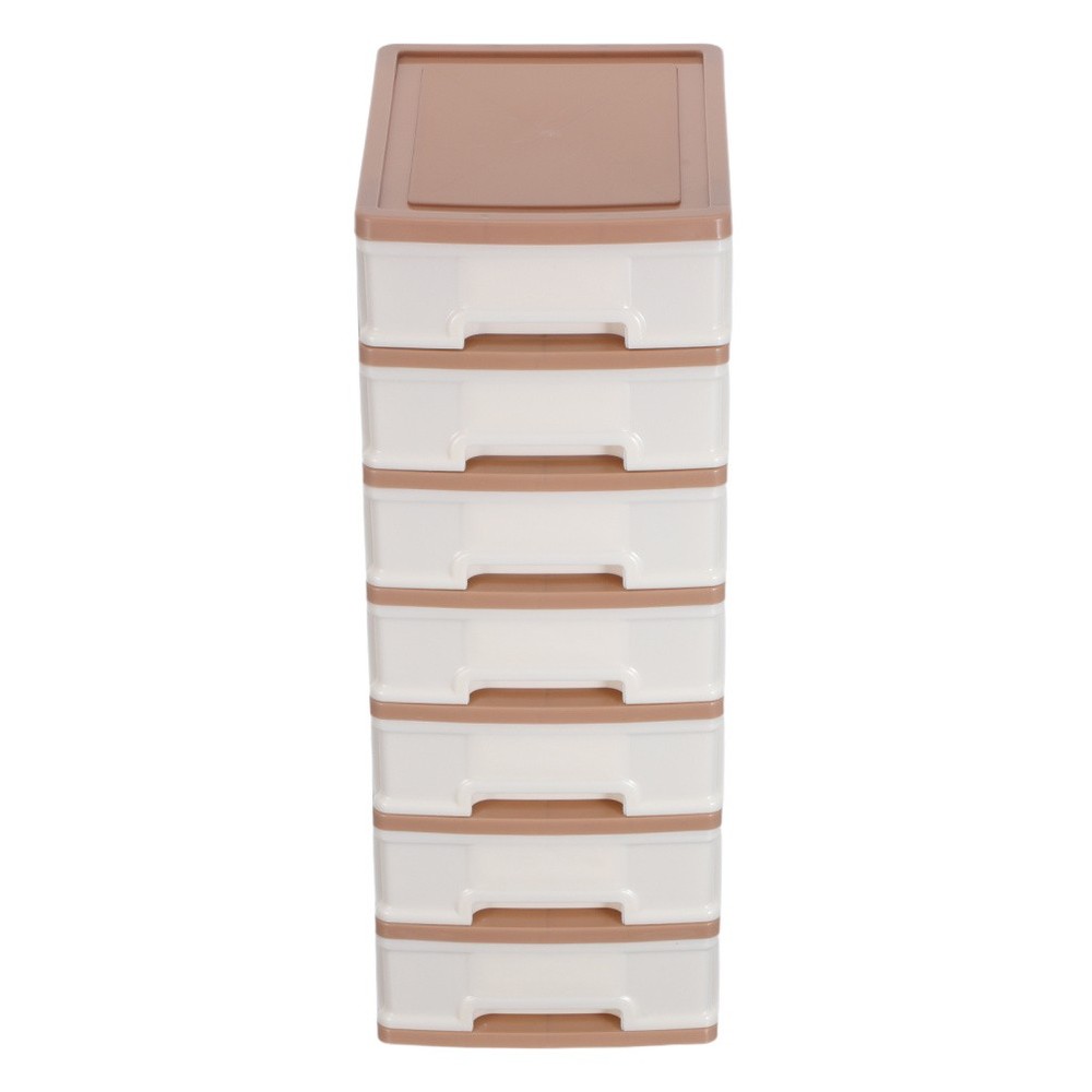 Plastic Drawer Organizer Desktop Storage Unit with Drawers Multi Layers