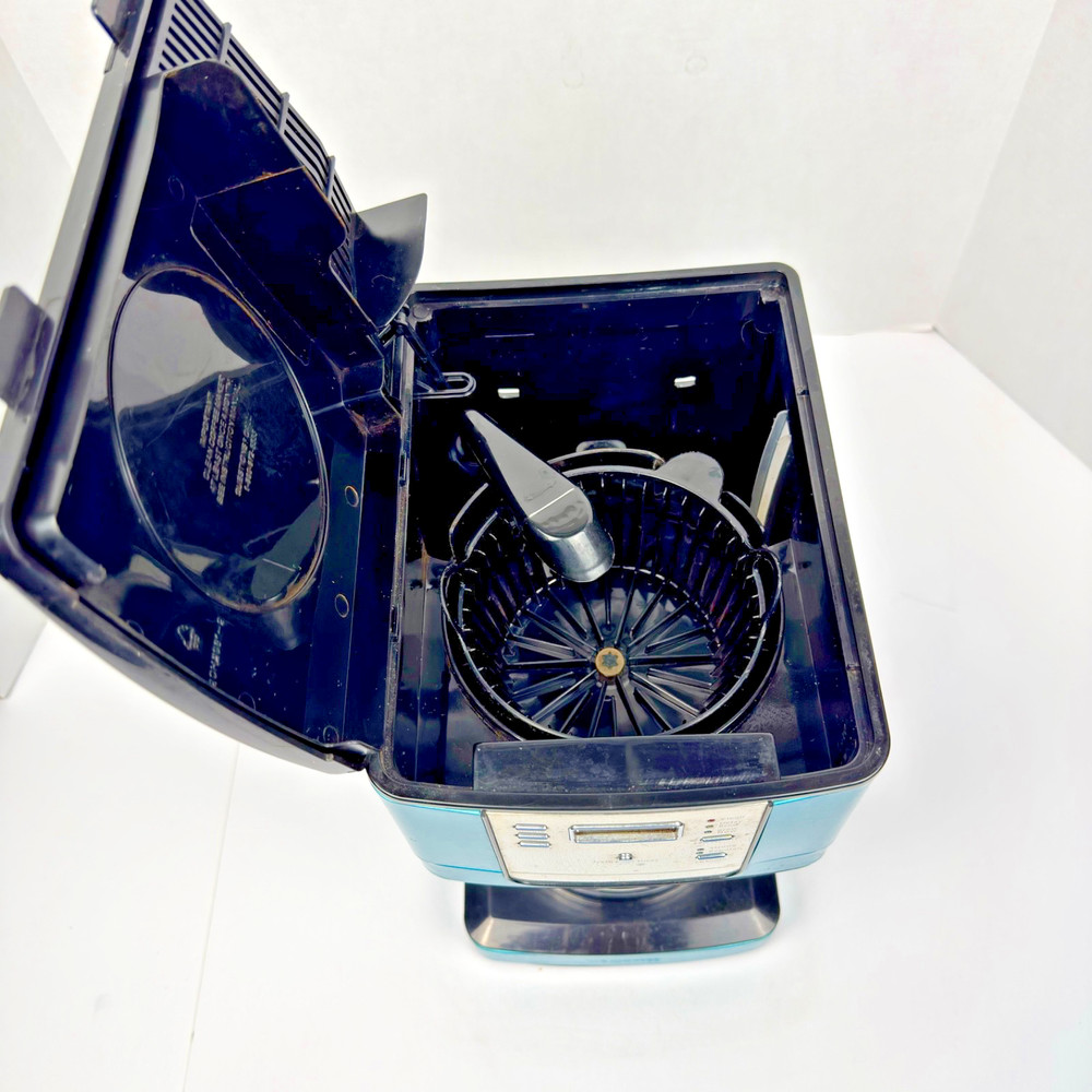 Mr. Coffee 12-Cup Programmable Coffee Maker Teal Blue Metallic Tested Works