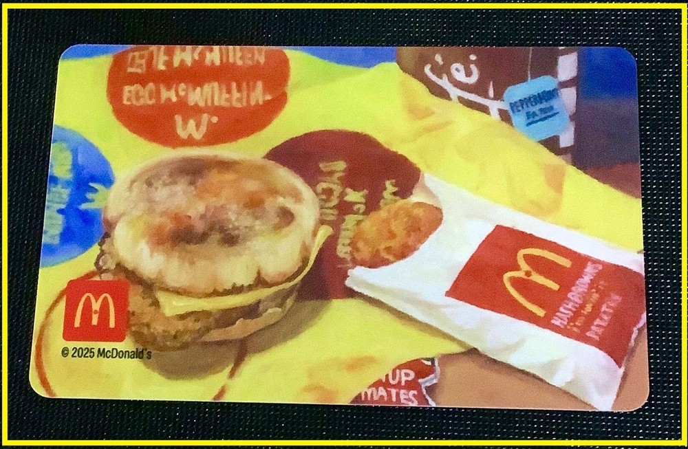 🇨🇦 CANADA 🇨🇦 2025 MCDONALD’S EGG McMUFFIN GIFT CARD —— NEW