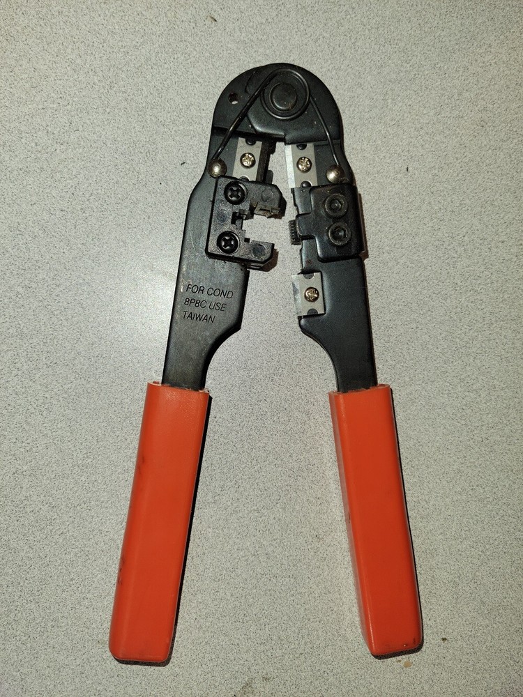 Ethernet Cable LAN CAT5/6 RJ45 Connector Crimper Stripper Cutter Tool