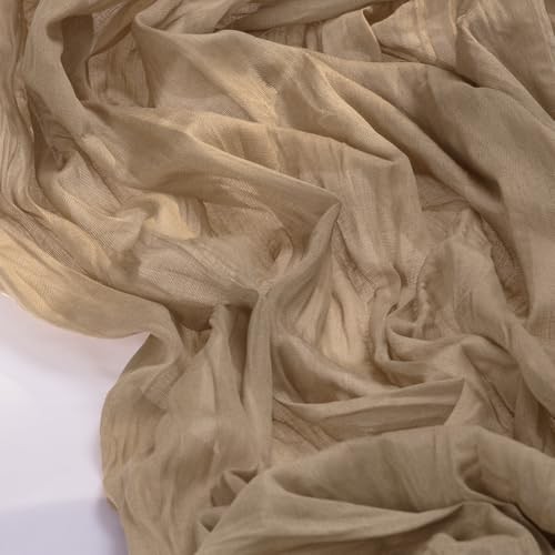 Coffee Table Runner Spring Easter Cheesecloth Table Runner 170 14ft x 1pc Nude