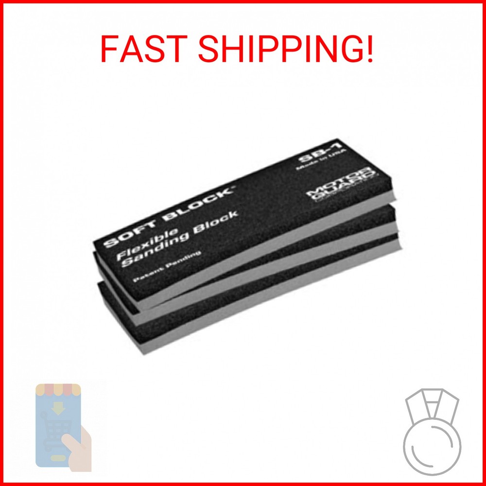 Soft Block® Flexible Sanding Block - 3-pk