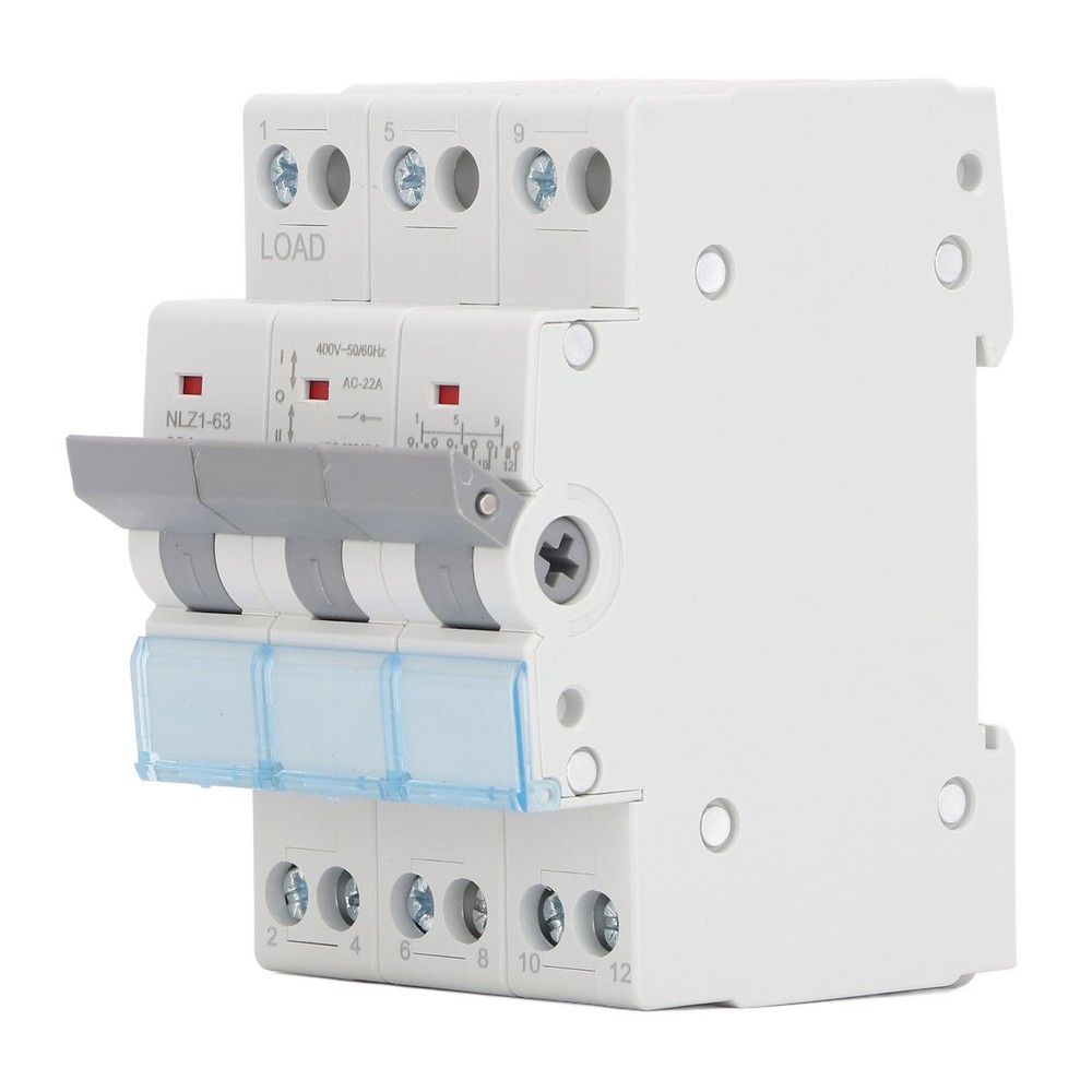 Manual Transfer Switch DIN Rail Mount 3P Interlock Circuit Breaker Switch Part