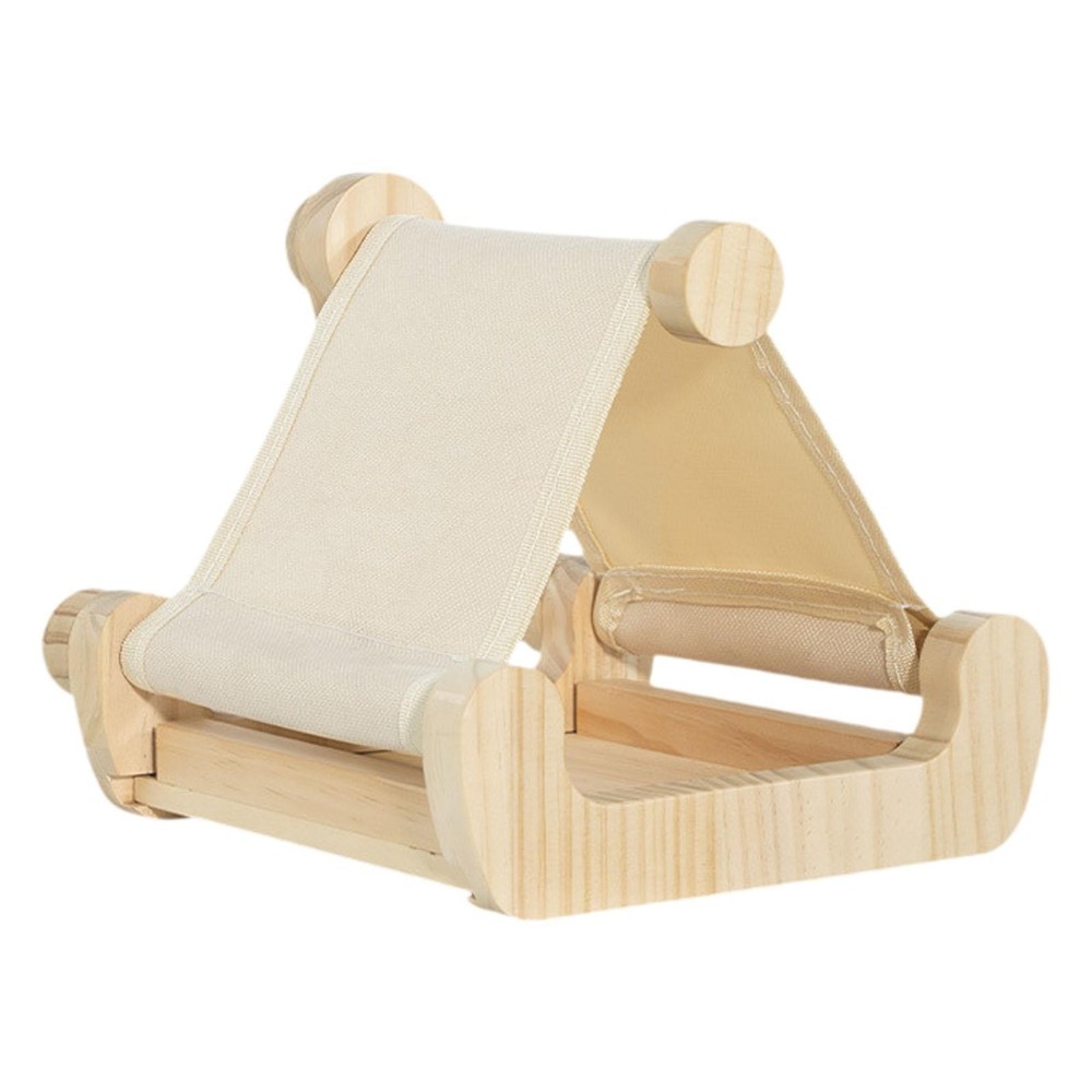 Wooden Cage Bird Bed Parrot Sleeping Hammock Practical