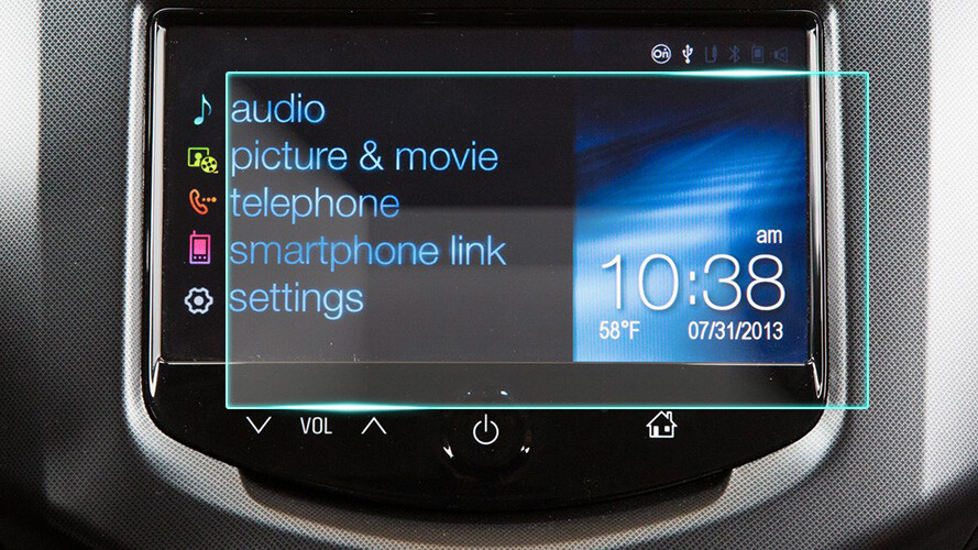 Crystal Clear Screen Protector for 2013 Chevrolet Sonic Vehicle Navigation