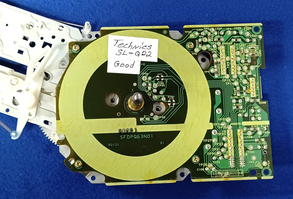 Technics SL-QD2 Direct Drive Motor Assembly Tested and Working