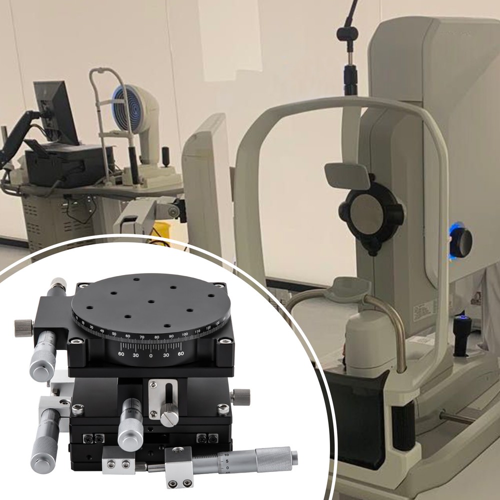 4 Axis-XYZR Driven Linear Standard Manual Precision Linear Positioning Stage NEW