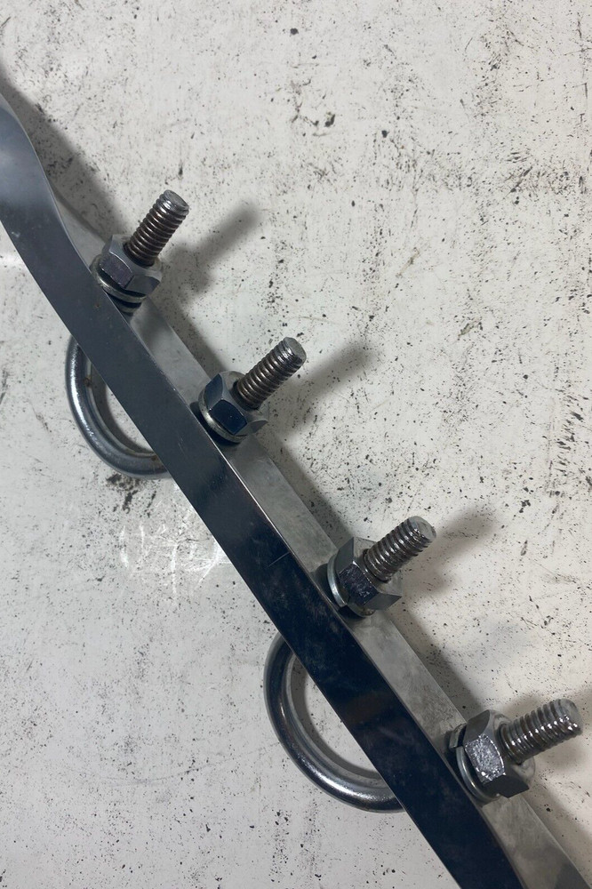 Harley-Davidson Sportsters Chrome Twisted Highway Bar Double Loop without Pegs