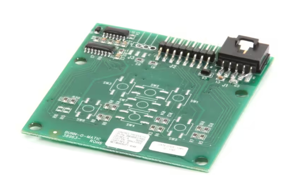 Bunn 38963.0002 Control Board Assembly, 5-Button Dispense, Coffee Machine