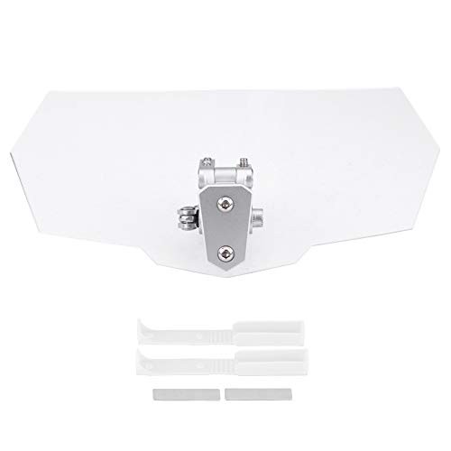 Motorcycle Universal Adjustable Windscreen Wind Deflector Windshield for
