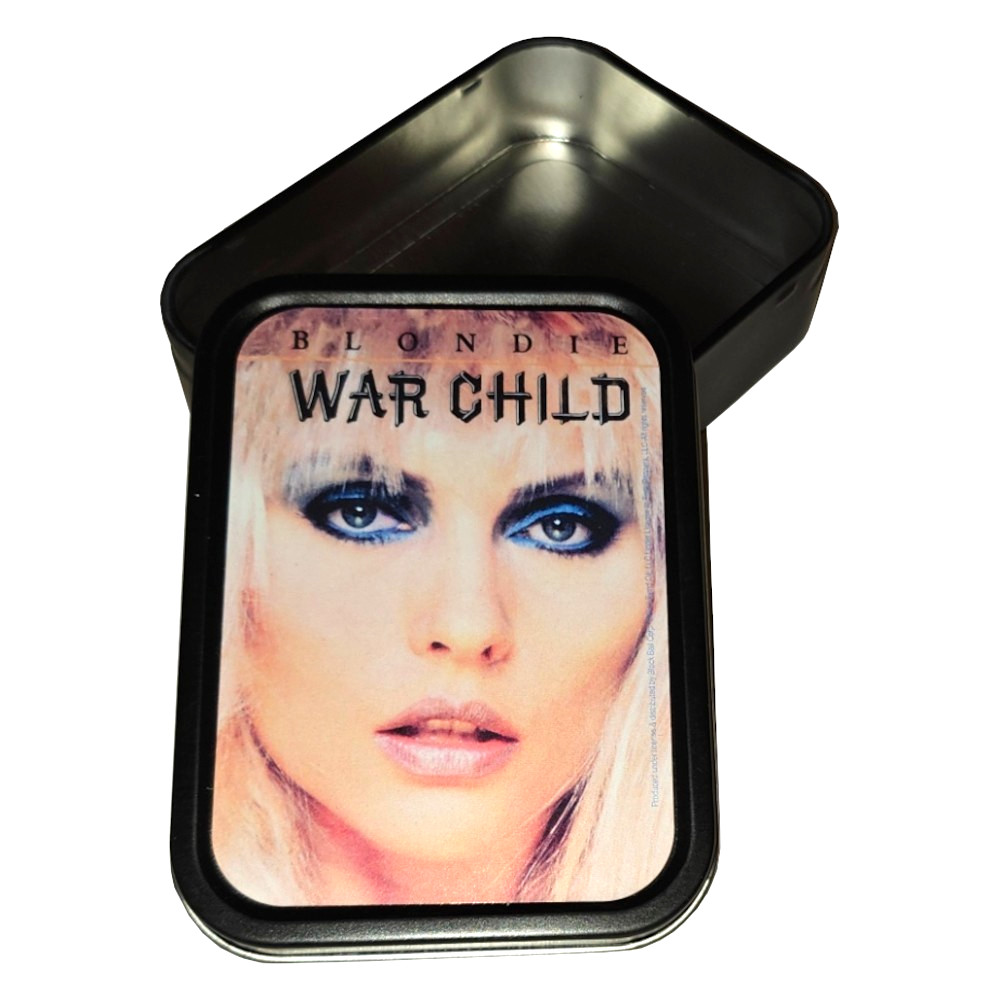 BLONDIE War Child Stash Tin Seal Tight Waterproof Storage Container