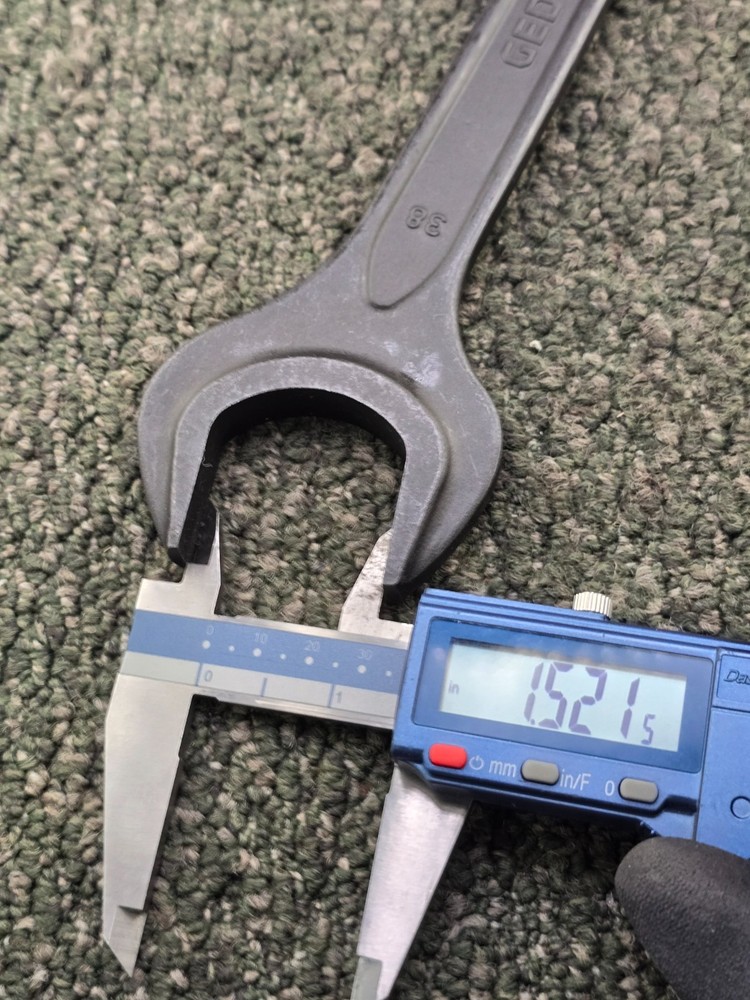 Gedore 894: Heavy Duty Single Open Ended Spanner 38 mm Replacement