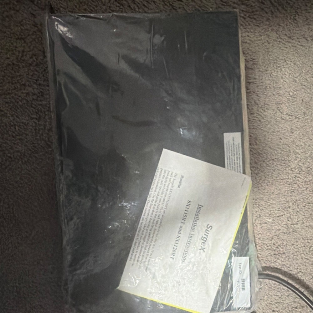 SurgeX SX1115RT Rack Mountable Power Distribution Panel Black