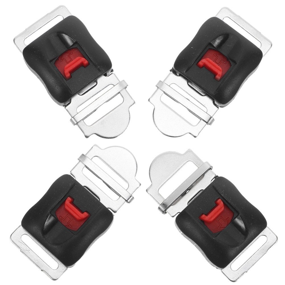 4 Pcs Universal Motorcycle Chin Strap Quick Release Buckle Replacement