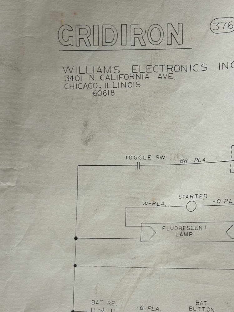 ORIGINAL-WILLIAMS-GRIDIRON-INSTALLATION & OPERATIONS PROCEDURES-SCHEMATICS