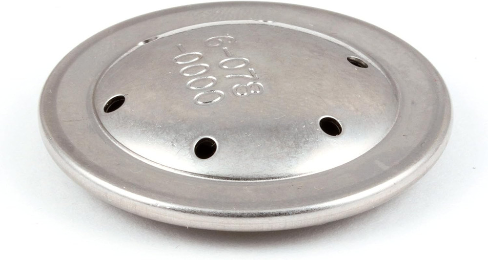 01082.0000 Sprayhead, 6 Hole-Sst (6-078), Silver