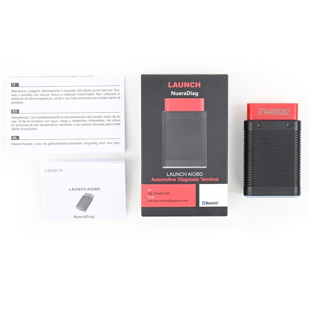 LAUNCH AIOBD Car Diagnostic Tool Full System Bluetooth OBD2 Code Reader Scanner*