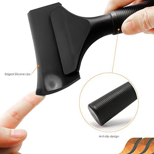 Window Tint Tool Mini Quarter Window Squeegee Small Rubber Scraper Kit for
