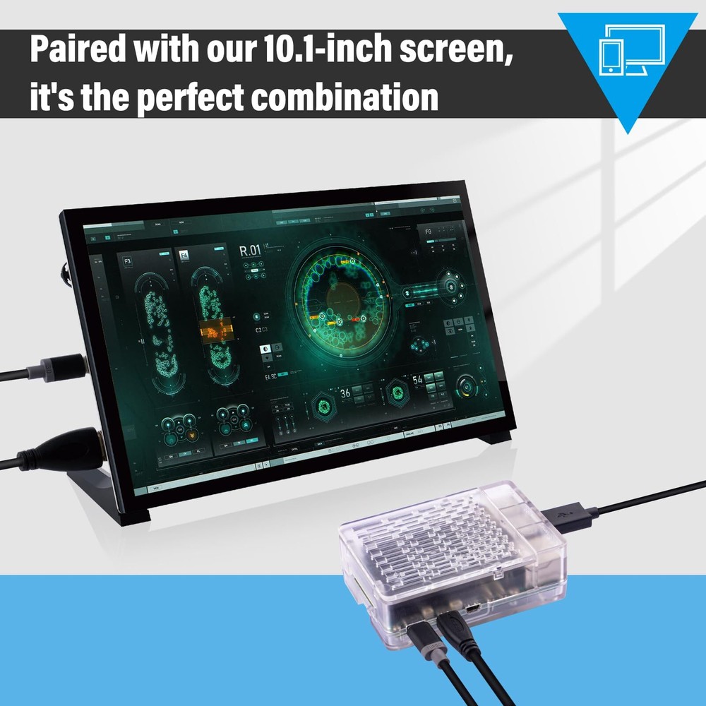 Abs Case With Armor Lite V5 Active Cooler For Raspberry Pi 5 Pi 5 Case With Alum