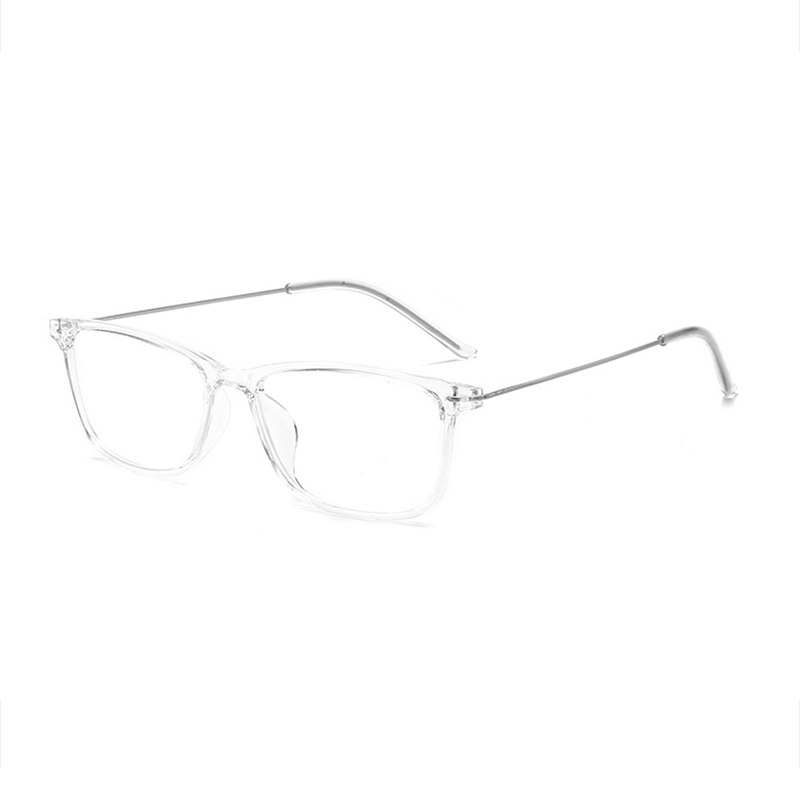 Men Square Small Frame Reading Glasses Blue Light Blocking Presbyopic Readers