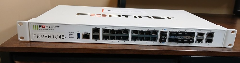 Fortinet FortiGate 100F Network Security Firewall - FG-100F