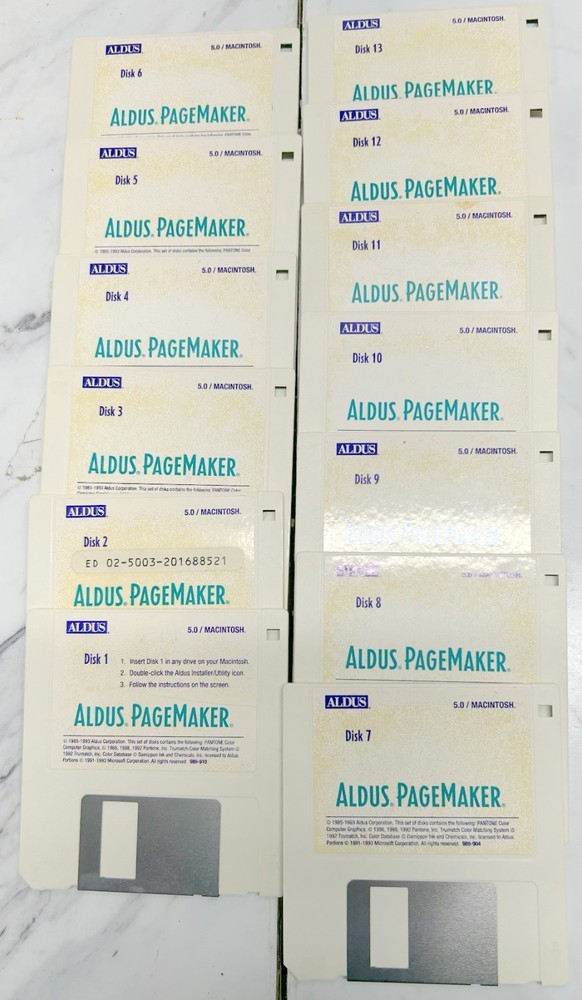 ALDUS PageMaker 5.0 Macintosh Includes S#