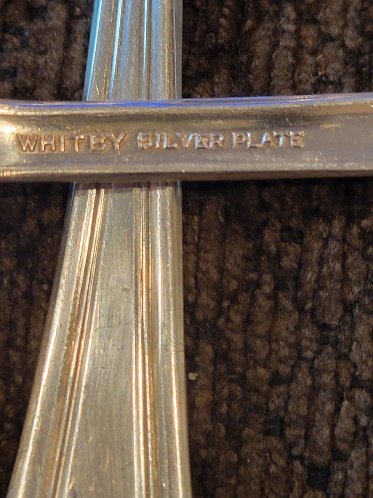 Whitby Dinner Spoons Silver Plate 3 Pieces