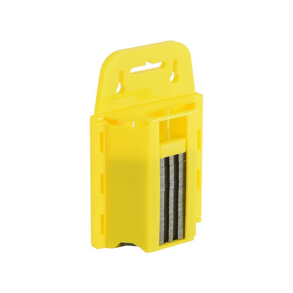 New 100Pc Safety Knife Razor Blades Double-Edged Extra Sharp Storage Case