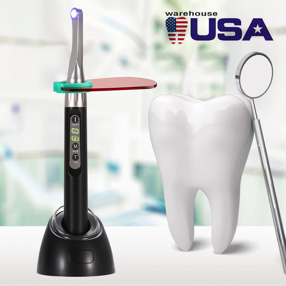 Dental Wireless ILED II Curing Light Lamp 1 Second Curing 2500mw/c㎡