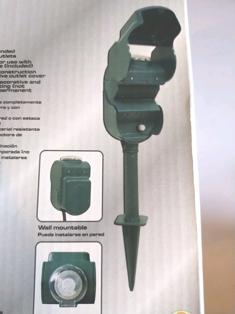 ⭐ Defiant Outdoor 6-Outlet Yard Stake Timer Model : EMP700UL-MT