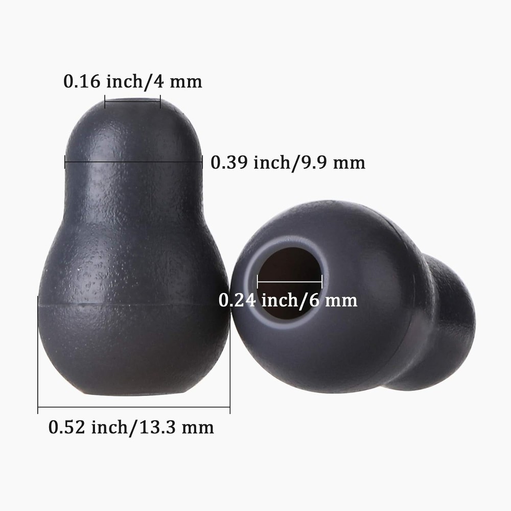 Reliable Silicone Ear Tips and Replacement Diaphragms for Stethoscopes, Gray