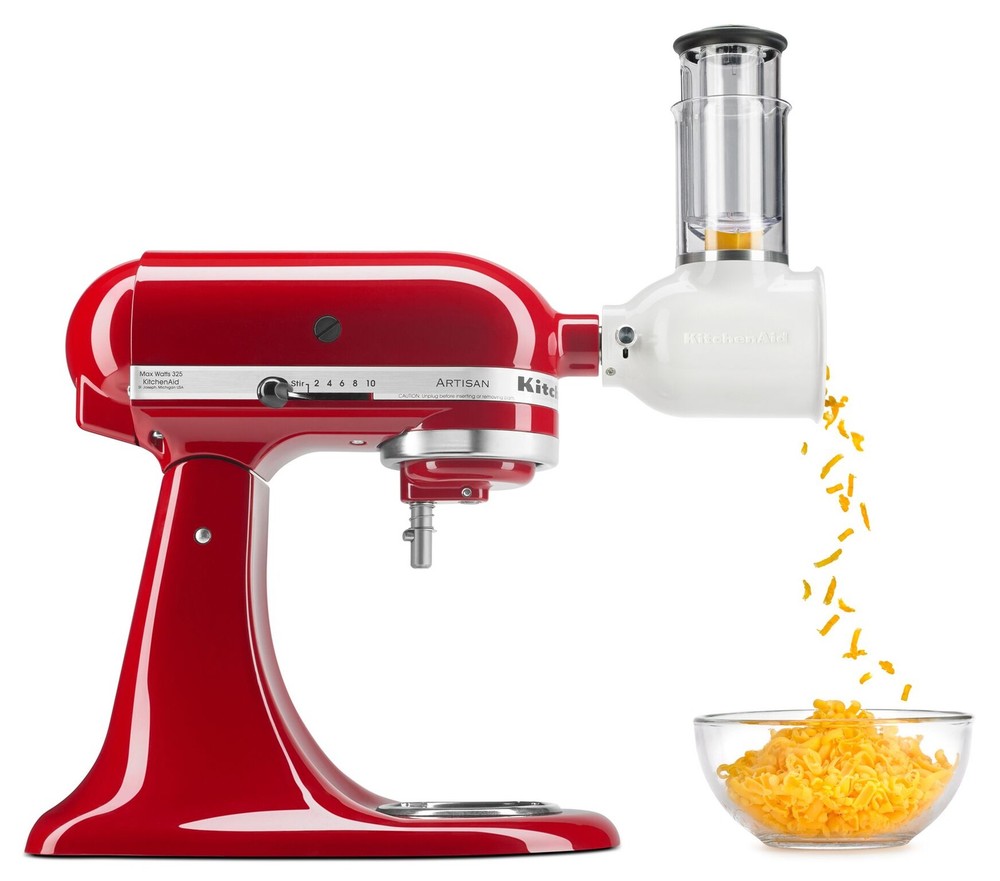 KitchenAid KSMVSA Fresh Prep Slicer/Shredder Attachment, White
