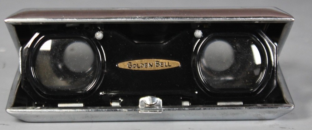 DKS Golden Bell Pearlescent Folding Binoculars, Adjustable