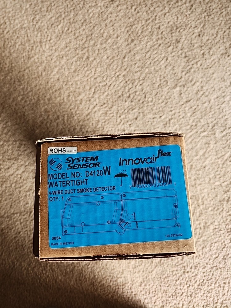 System Sensor D4120W Watertight Duct Smoke Detector