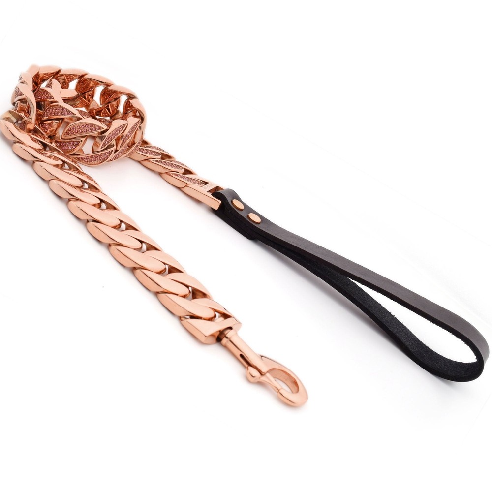 CUBAN ROSE DOG LEASH