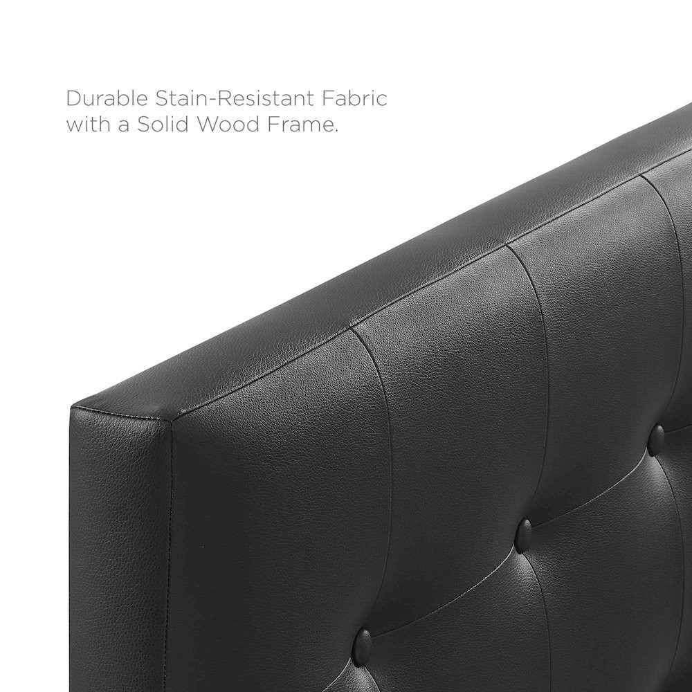 Lily Upholstered Vinyl King Headboard
