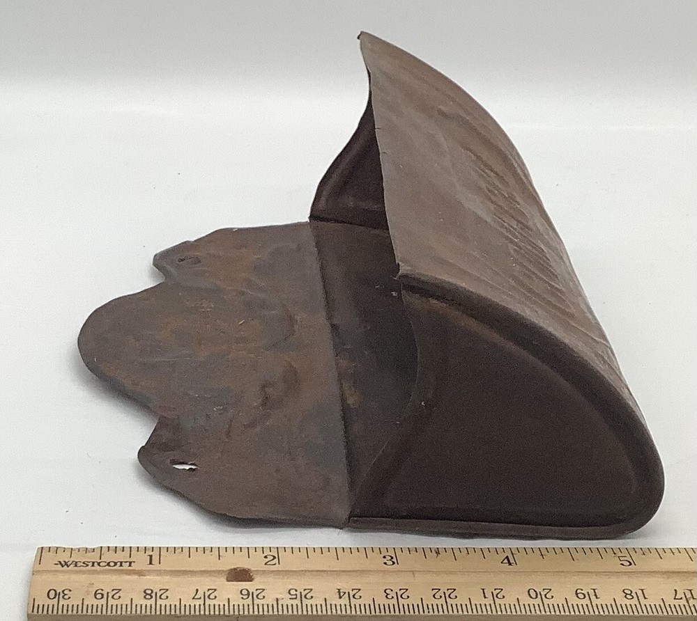 Antique Hanging Tin Comb Case