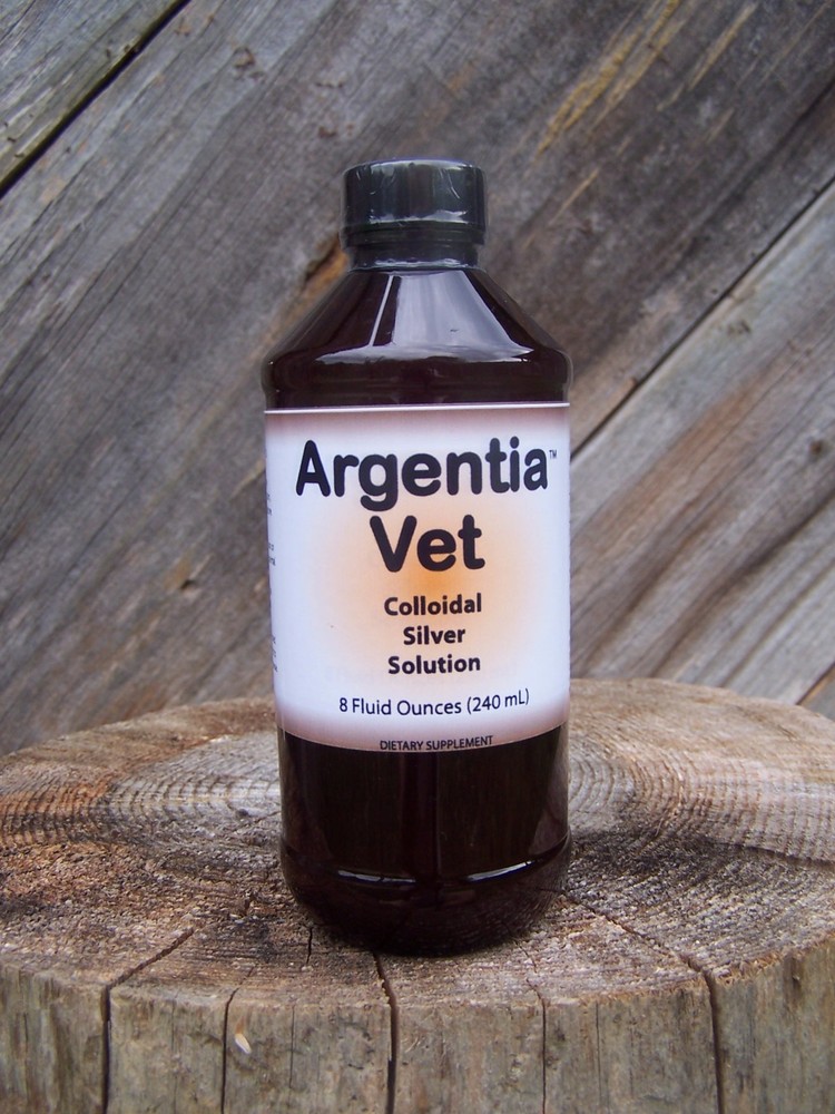 Nature's Extra Argentia Vet Colloidal Silver 50 ppm Solution, 8 oz.