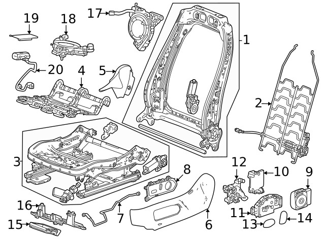Genuine GM Module Bracket 84962679