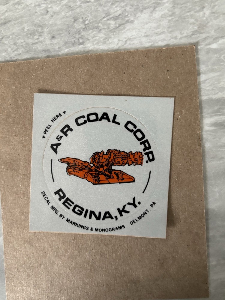 coal mining stickers nice older coal Company
